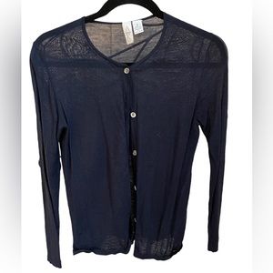 Delicate navy/black cardigan- size S
